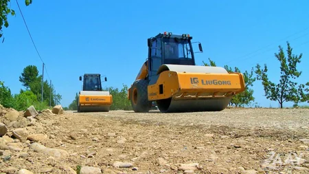 Ağdam-Hindarx-Ağcabədi avtomobil yolu yenidən qurulur