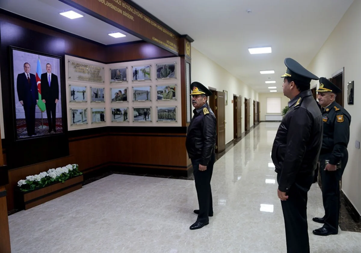 Azerbaijani Defense Minister attends opening of new administrative building