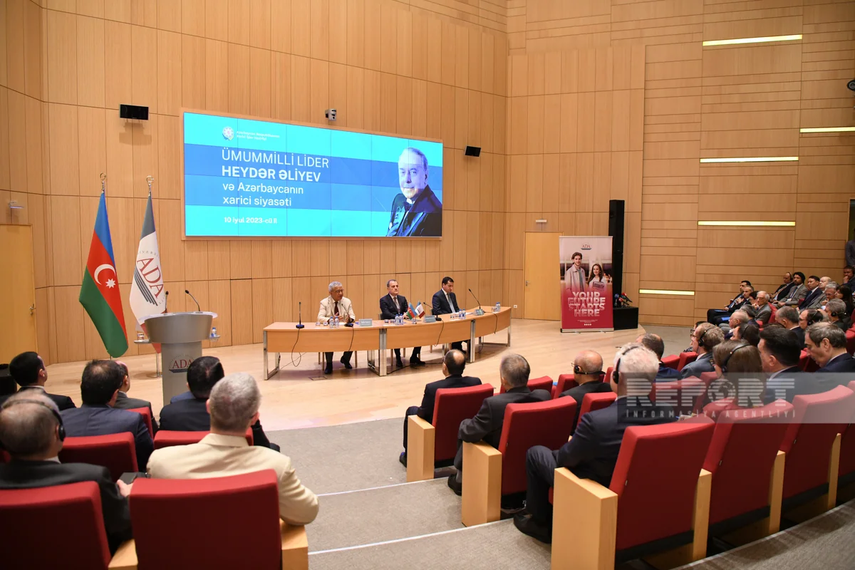 ADA-da Ümummilli Lider Heydər Əliyev və Azərbaycanın xarici siyasəti adlı konfrans keçirilir