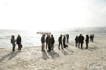 Bakıda “Günəşli” yatağında həlak olan və itkin düşən neftçilərin xatirəsi anılır - FOTOREPORTAJ