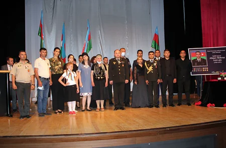 Qəbələdə şəhid Bəhruz Abuşovun xatirəsi yad edilib