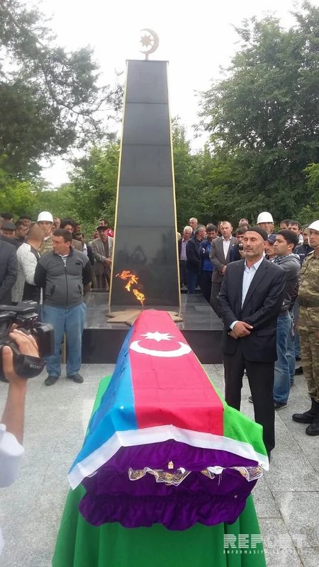 Azərbaycanın şəhid olan hərbi qulluqçusu dəfn edilib - FOTO - VİDEO