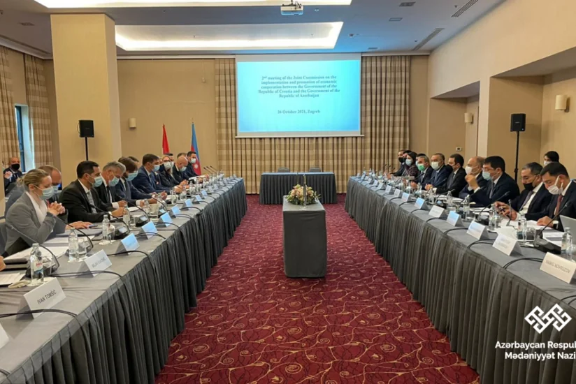 Azərbaycan-Xorvatiya Hökumətlərarası Komissiyasının 2-ci iclası keçirilib