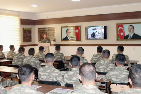 Vətən müharibəsinin ildönümü münasibətilə Azərbaycan Ordusunda silsilə tədbirlər keçirilir
