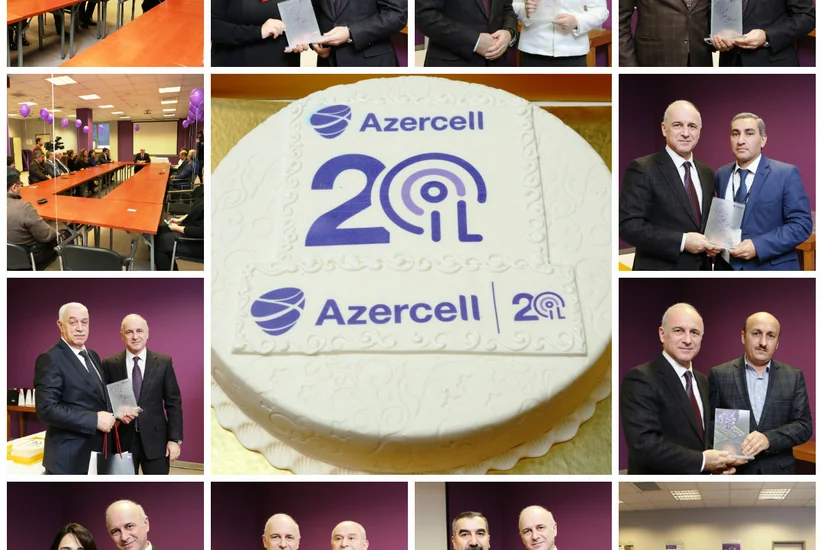 Azercell şirkətdə 20 il çalışan işçilərini mükafatlandırıb