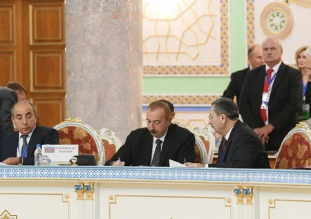 Düşənbədə MDB Dövlət Başçıları Şurasının geniş tərkibdə iclası olub, Azərbaycan Prezidenti iclasda iştirak edib - YENİLƏNİB