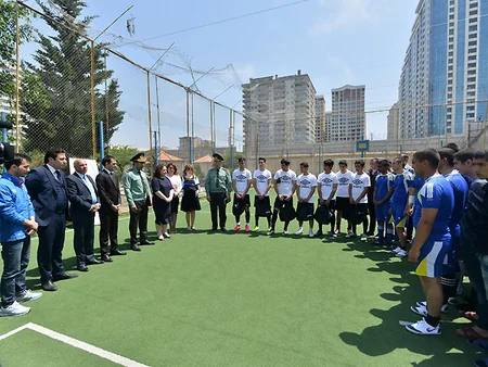 Penitensiar Xidmətin tərbiyə müəssisəsində yoldaşlıq oyunu keçirilib