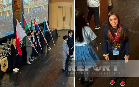 Azərbaycanlı şagirdlər ABŞ-da beynəlxalq olimpiadada qızıl və gümüş medallar qazanıblar
