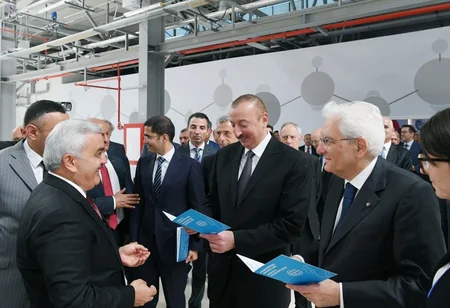 Azerbaijani and Italian presidents attend polypropylene plant built within 'SOCAR Polymer' project
