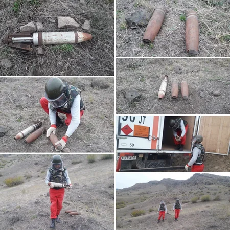 Ağstafada 3 ədəd top mərmisi tapılıb