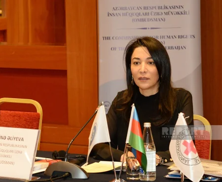 Round table on protecting persons with disabilities and mine victims organized in Baku