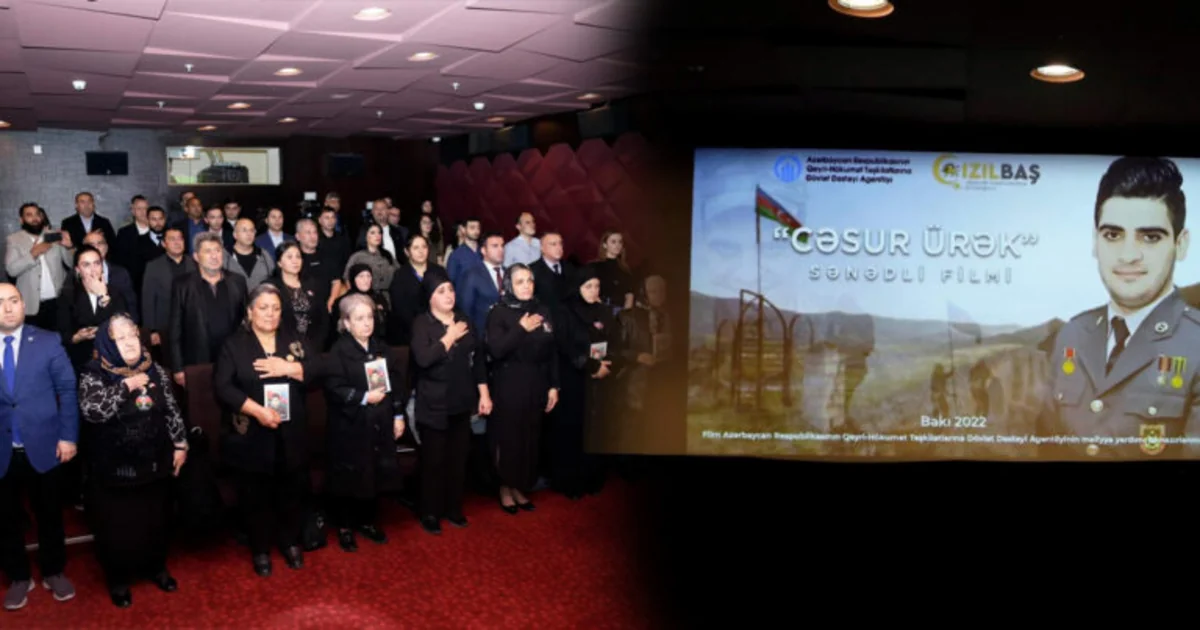 “Cəsur Ürək”: Vətən müharibəsi şəhidi haqqında film təqdim edilib