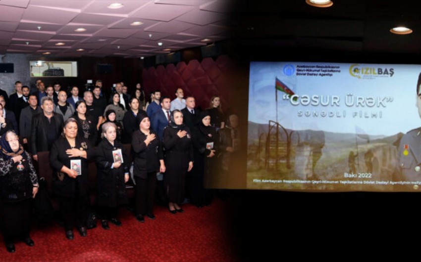 “Cəsur Ürək”: Vətən müharibəsi şəhidi haqqında film təqdim edilib