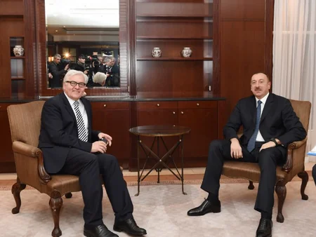 ​Azərbaycan prezidentinin Almaniyanın xarici işlər naziri ilə görüşü olub