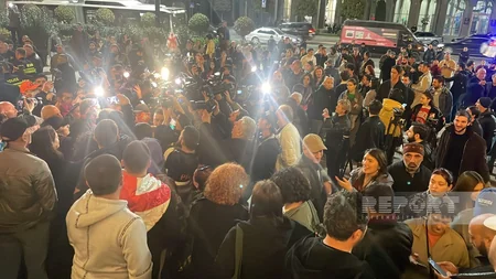 Gürcüstanda “Xarici agentlər haqqında” qanuna qarşı etiraz aksiyası başlayıb