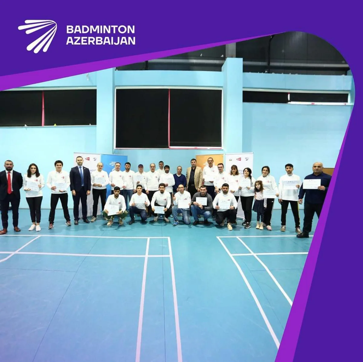 İdman müəllimləri üçün nəzərdə tutulmuş badmintonla bağlı kursa yekun vurulub