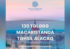 130 Azərbaycan vətəndaşı Macarıstanın nüfuzlu universitetində təhsil alacaq