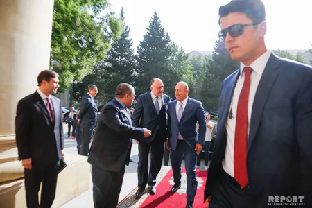 Azərbaycan və Türkiyə XİN başçılarının görüşü olub - YENİLƏNİB - 2
