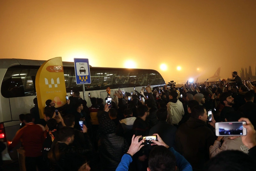 Qalatasaray Qarabağla oyun üçün Bakıya gəlib - VİDEO