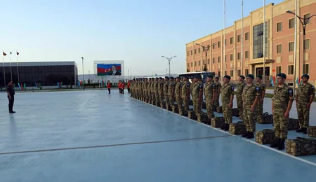 Azərbaycan sülhməramlılarının bir qrupu Əfqanıstana yola salınıb