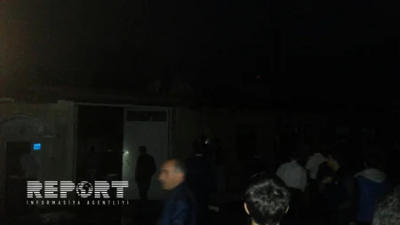 ​Quba şəhərində bir neçə ev yanıb - VİDEO