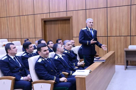 Xanlar Vəliyevin səlahiyyət müddətinin başa çatması ilə əlaqədar tədbir keçirilib