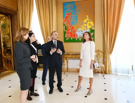 First lady Mehriban Aliyeva viewed Quirinale Palace in Rome