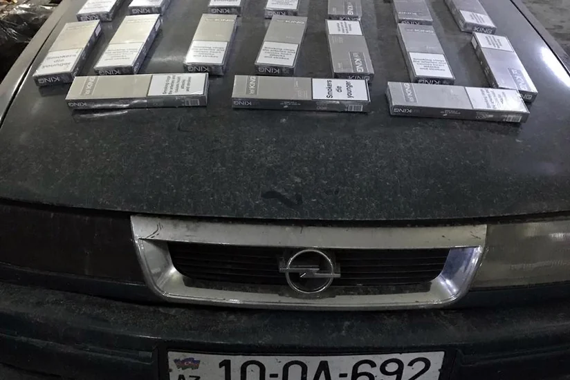 Gürcüstandan qanunsuz yolla ölkəyə siqaret keçirilməsinin qarşısı alınıb
