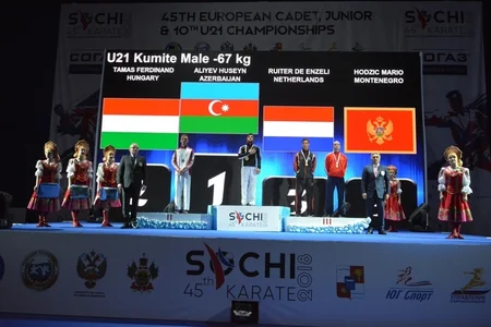 Azərbaycan karateçiləri Avropa çempionatında 6 medal qazanıblar