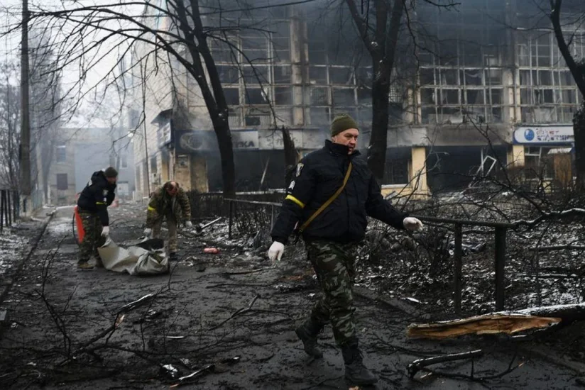 Mariupol Şəhər Şurası: Rusiya qətliamları ört-basdır etmək üçün dinc sakinlərin meyitlərini yandırmağa başlayıb