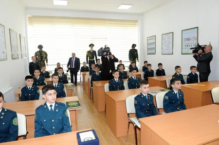 Birinci vitse-prezident DSX-nın Xüsusi Məktəbinin yeni tədris korpusunun açılışında iştirak edib