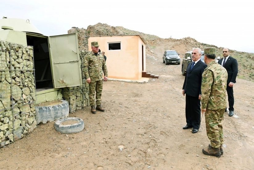 Vasif Talıbov cəbhə xəttində olub