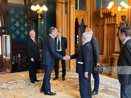 Meeting of Azerbaijani, Russian FMs underway in Moscow
