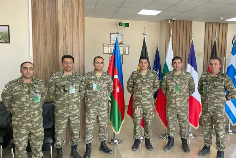 Azərbaycan hərbçiləri Gürcüstanda beynəlxalq təlimdə iştirak edirlər