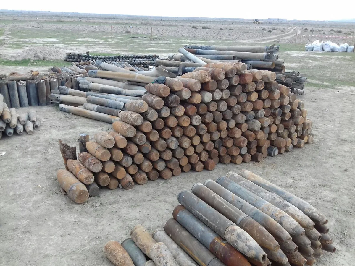 Xızının Upa kəndində 246 ədəd partlamamış hərbi sursat aşkar edilib