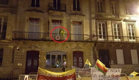 Terrorçu PKK üzvləri Türkiyənin Fransanın Bordo şəhərindəki konsulluğuna basqın edib