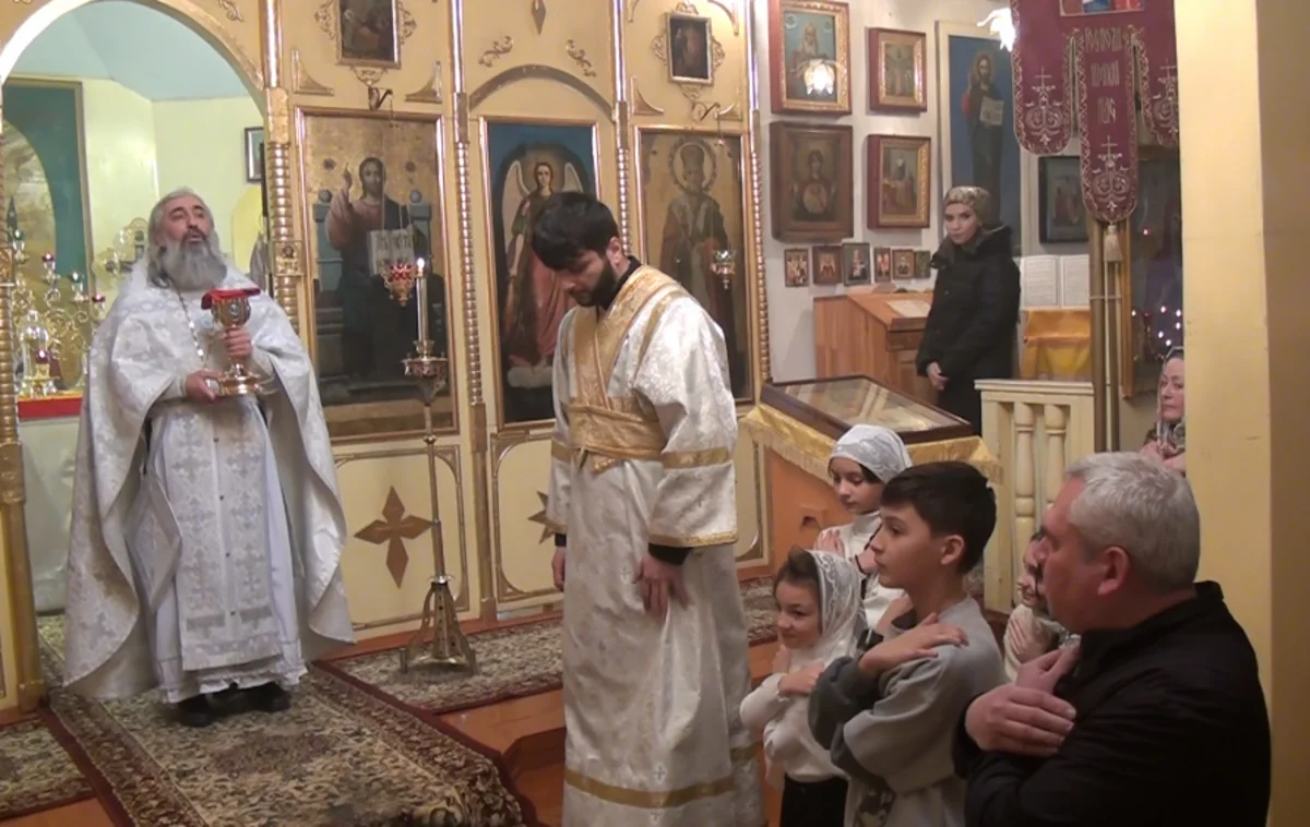 Xaçmazdakı Müqəddəs Möcüzəvi Nikolay Kilsəsində Milad bayramı qeyd olunub