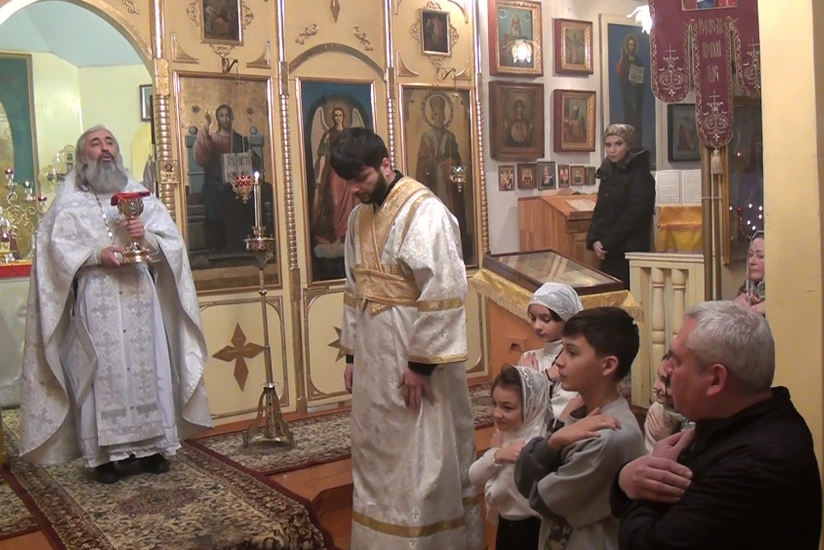 Xaçmazdakı Müqəddəs Möcüzəvi Nikolay Kilsəsində Milad bayramı qeyd olunub