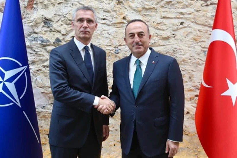 Çavuşoğlu Stoltenberqlə Ukrayna və taxıl müqaviləsini müzakirə edib