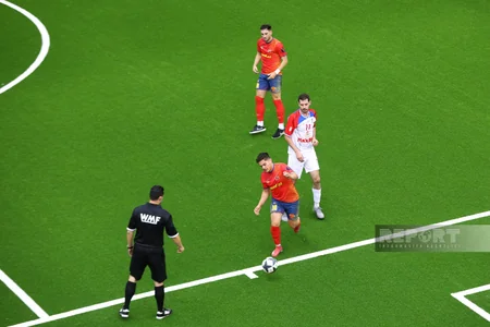 Bakıda minifutbol üzrə dünya çempionatında İspaniya Serbiyaya böyük hesabla uduzub