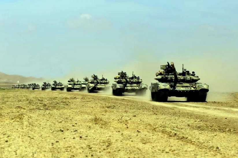 Azərbaycan Ordusunun genişmiqyaslı təlimləri başlayıb - YENİLƏNİB - VİDEO