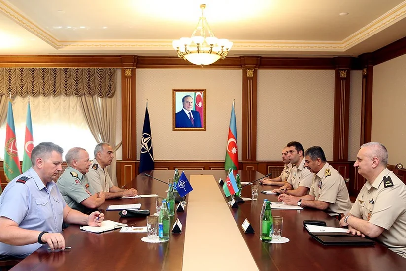 Zakir Həsənov NATO generalları ilə görüşüb