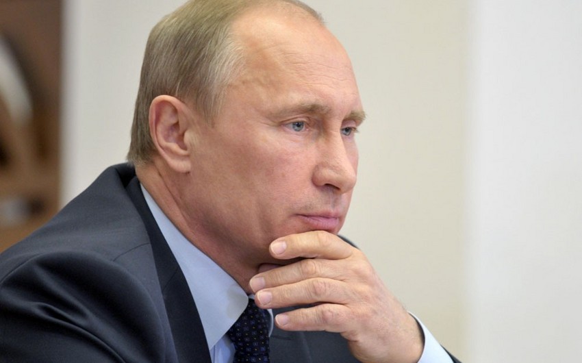 Vladimir Putin: Biz ilk dəfə üç dövlət başçısı səviyyəsində Bakıda toplaşacağıq