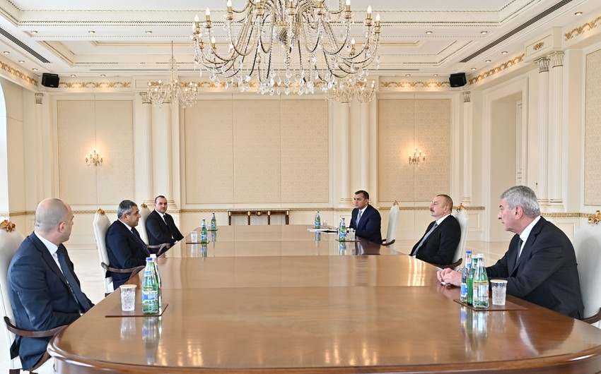 Ilham Aliyev receives Secretary-General of UNWTO Ilham Aliyev receives Secretary-General of UNWTO
