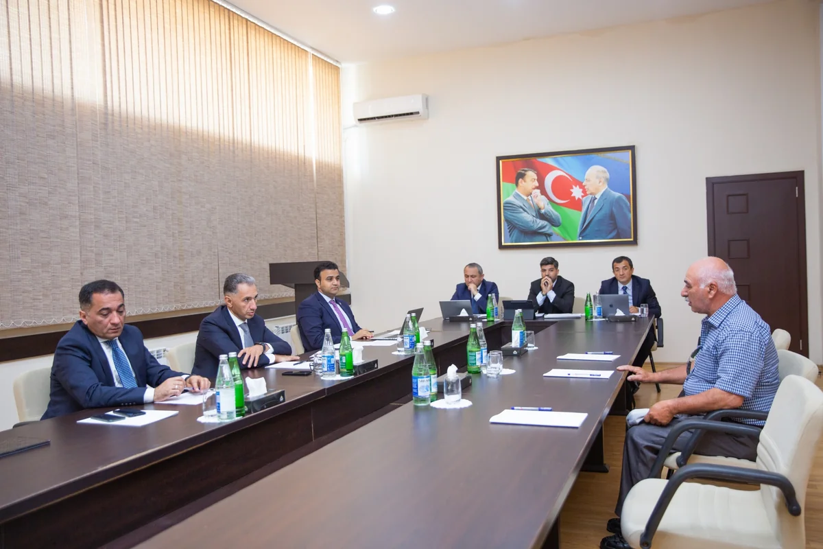 Rəşad Nəbiyev Ağsuda vətəndaşları qəbul edib