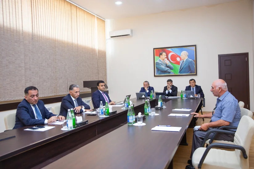Rəşad Nəbiyev Ağsuda vətəndaşları qəbul edib