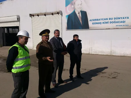 ​Siyəzən magistral qaz kəmərləri sahəsində mülki müdafiə qüvvələrinin xəbərdarlıq-toplanış məşqi keçirilib