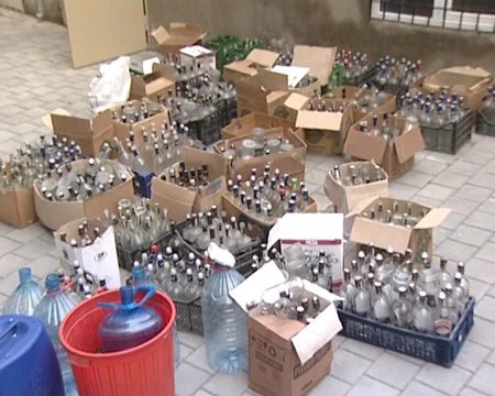 Bakıda keyfiyyətsiz və saxta spirtli içkilərin istehsalının və satışının qarşısı alınıb
