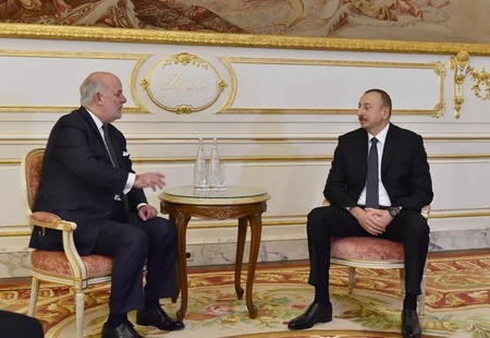 President Ilham Aliyev met with Vivaction Company president and Deputy CEO of SUEZ Environment