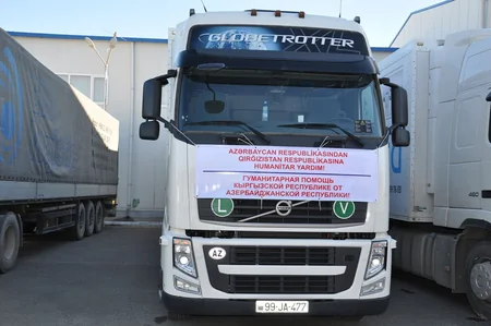 Azərbaycan Qırğızıstana humanitar yardım göndərib